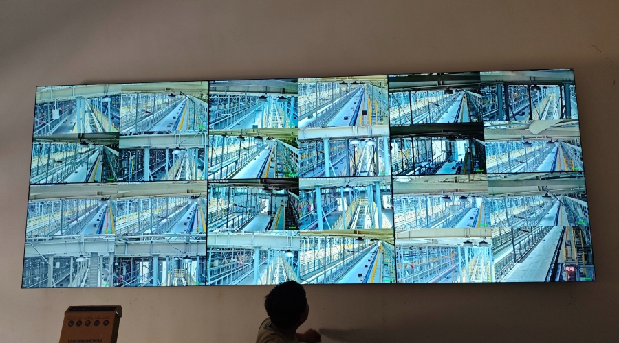 蘭州動(dòng)車所監(jiān)控大屏